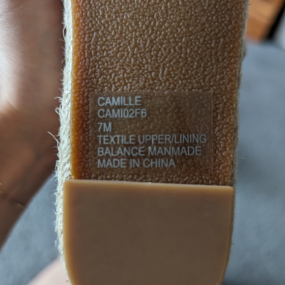 Reformation Camilla Wedge Espadrille. Size 7. - Picture 5 of 8